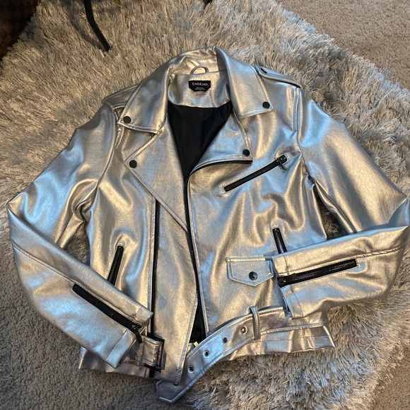 Sliver Bebe Motor Jacket - Picture 2 of 7